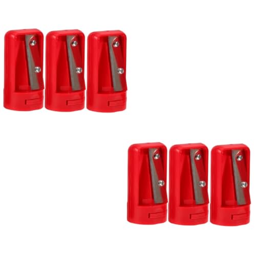 Lurrose 2 Sätze Bleistiftspitzer Briefpapier Scharf Kind Doppelt Tischler Schreibwaren Manueller Bleistiftspitzer Mit Doppelloch Anleitung Für Bleistiftspitzer Plastik Rot 3 Stücke * 2 Lurrose 2 Sätze Bleistiftspitzer Briefpapier Scharf Kind Doppelt Tischler Schreibwaren Manueller Bleistiftspitzer Mit Doppelloch Anleitung Für Bleistiftspitzer Plastik Rot 3 Stücke * 2 von Lurrose