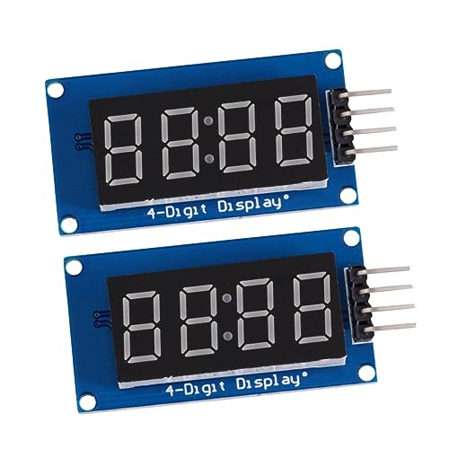 Lurrose 2 Stück Anzeigemodul drinnen Uhr für Segment LED Rot Harz Lurrose 2 Stück Anzeigemodul drinnen Uhr für Segment LED Rot Harz von Lurrose