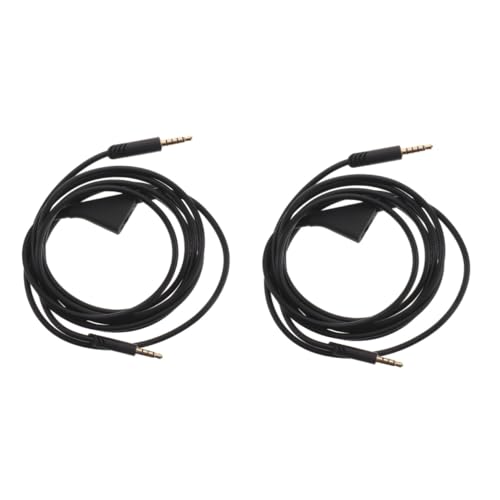 Lurrose 2 Stück Audio Kabel für Kopfhörer Hochwertiges Ersatzkabel Kompatibel mit Langlebig Tragbar Geräuschlos Audioqualität für Gamer Musikliebhaber Lurrose 2 Stück Audio Kabel für Kopfhörer Hochwertiges Ersatzkabel Kompatibel mit Langlebig Tragbar Geräuschlos Audioqualität für Gamer Musikliebhaber von Lurrose