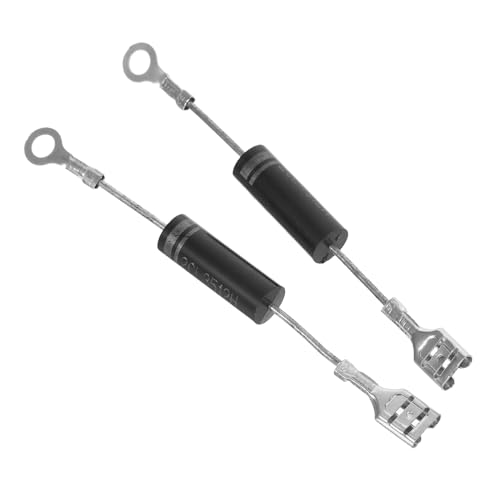 Lurrose 2 Stück Diode Ofen Ersatz Hochspannungszubehör Backofen-ersatzteil Ersatzteile Reparatur Universal- Hochspannungsteile Mikrowellenofenzubehör Universeller Ersatz Metall von Lurrose