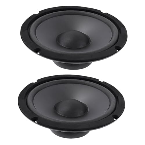 Lurrose 2 Stück Sprecher Sprecher Autosprecher Lautsprecher Audio- für Ersatz montiert Dual Auto -Stereos Auto Audio Autoradio Magnet Schwarz von Lurrose