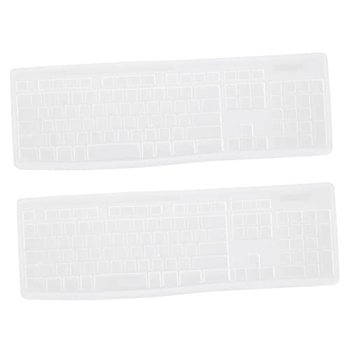 Lurrose 2 Stücke Silikon Tastaturschutz Cover für Transparente Silikon Tastaturhaut Staubdicht Perfekter Schutz für Ihre Tastatur für Komfortables Tippen Einfache Lurrose 2 Stücke Silikon Tastaturschutz Cover für Transparente Silikon Tastaturhaut Staubdicht Perfekter Schutz für Ihre Tastatur für Komfortables Tippen Einfache von Lurrose