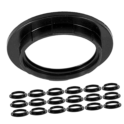 Lurrose 20 Stück Lichtadapter Befestigung Lampenschirm-reduzierring Abdeckung Zubehör Lampenschirme Für Deckenleuchten Lampenschirmringe Kragen Ersatz Plastik Black Lurrose 20 Stück Lichtadapter Befestigung Lampenschirm-reduzierring Abdeckung Zubehör Lampenschirme Für Deckenleuchten Lampenschirmringe Kragen Ersatz Plastik Black von Lurrose