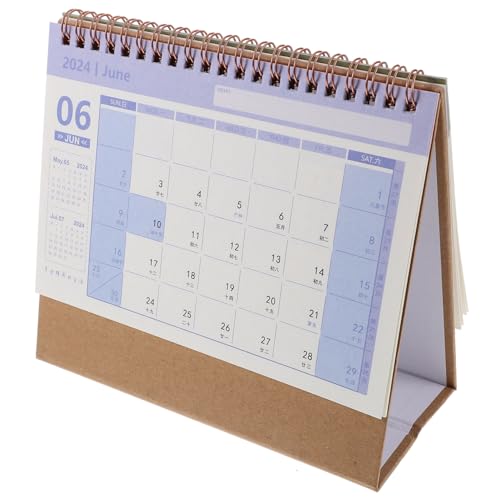 Lurrose 2024 To-do-listen-planungsblock Stehender Kalender Wochenkalender Kalender Zum Abreißen Agendakalender 2025 Thekenkalender Zeltkalender Schreibtisch Papier Büro Koreanische Version von Lurrose