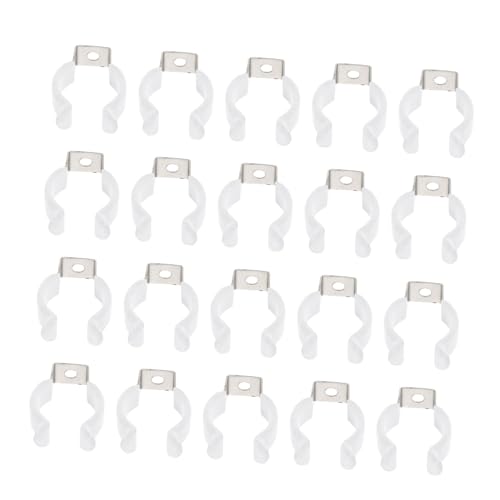 Lurrose 20Stücke U Clip Halter für LED Lichtschlauch Lampenhalterung für Röhren Einfach zu Installieren Langlebig und Stabil für Innen und Außenanwendungen Lurrose 20Stücke U Clip Halter für LED Lichtschlauch Lampenhalterung für Röhren Einfach zu Installieren Langlebig und Stabil für Innen und Außenanwendungen von Lurrose