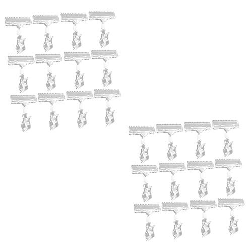 Lurrose 24 Stk Regalclip kunststoffclips kunstoffclips Etikettenklammern Preisschild-Clips Einzelhandelsclips Display-Clips für den Einzelhandel Preisschildhalter Einzelhandel Plastik Weiß Lurrose 24 Stk Regalclip kunststoffclips kunstoffclips Etikettenklammern Preisschild-Clips Einzelhandelsclips Display-Clips für den Einzelhandel Preisschildhalter Einzelhandel Plastik Weiß von Lurrose