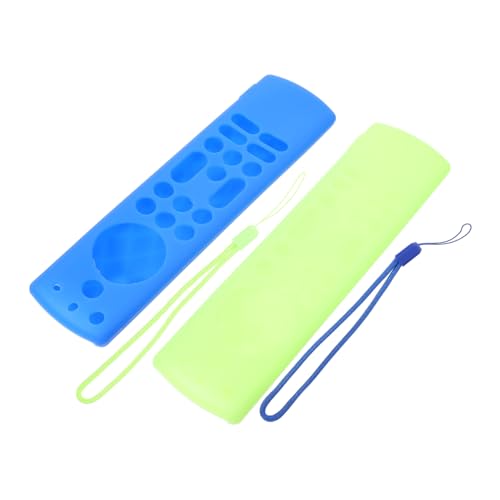 Lurrose 2Stücke Silikonabdeckung für Tv Fernbedienung Kompatibel mit Stick Leuchtendem Optimaler Schutz Einfacher Zugriff Funktionen Lurrose 2Stücke Silikonabdeckung für Tv Fernbedienung Kompatibel mit Stick Leuchtendem Optimaler Schutz Einfacher Zugriff Funktionen von Lurrose