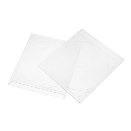 Lurrose 2Stücke Transparente CD Hüllen Ultradünne DVD Aufbewahrungsbox Stoßfest Kratzfest Schutz Transport von DVDs Lurrose 2Stücke Transparente CD Hüllen Ultradünne DVD Aufbewahrungsbox Stoßfest Kratzfest Schutz Transport von DVDs von Lurrose