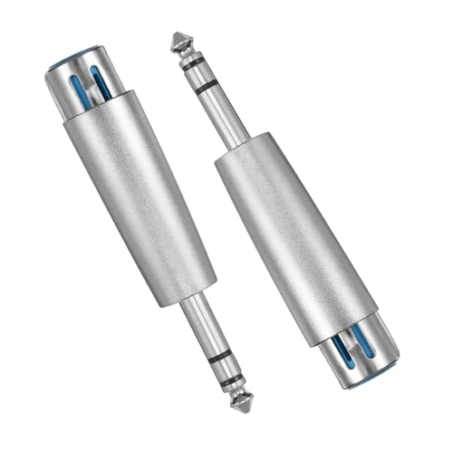 Lurrose 2Stücke Xlr Adapter Männlich Xlr Pin Weiblich Audiokonverter Für Mikrofonanschlüsse Für Anwendungen Lurrose 2Stücke Xlr Adapter Männlich Xlr Pin Weiblich Audiokonverter Für Mikrofonanschlüsse Für Anwendungen von Lurrose
