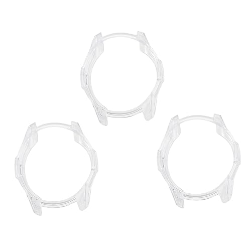 Lurrose 3Stücke Schutzhüllen Für Watch Transparente TPU Rahmenabdeckung Kratzfest Flexible Gehäusedeckel Für Intelligente Einfacher Zugriff Anschlüsse von Lurrose