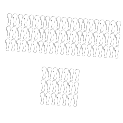 Lurrose 4 Sätze Schlüsselschnalle Haken Klein Lanyard-federclip Frühling Für Schlüsselanhänger Federverschluss Aus Metall Metallclips Zum Aufhängen Rostfreier Stahl Silber 100 Stück * 4 Lurrose 4 Sätze Schlüsselschnalle Haken Klein Lanyard-federclip Frühling Für Schlüsselanhänger Federverschluss Aus Metall Metallclips Zum Aufhängen Rostfreier Stahl Silber 100 Stück * 4 von Lurrose