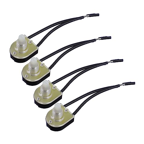 Lurrose 4 Stück Drehschalter Ersatz Drehdimmer Wandlampe wandleuchte Lampenknöpfe Schalter für Lampe Drehknöpfe Lampe drehbar Drehknopf Plastik Lurrose 4 Stück Drehschalter Ersatz Drehdimmer Wandlampe wandleuchte Lampenknöpfe Schalter für Lampe Drehknöpfe Lampe drehbar Drehknopf Plastik von Lurrose