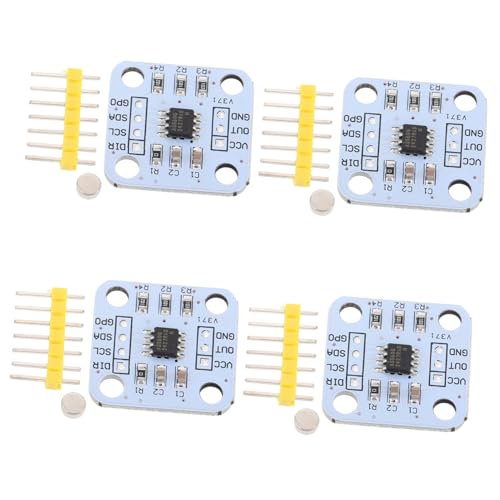 Lurrose 4 Stück Magnetischer Encoder Zubehör reparieren Ersatzteil Teil reparieren Sensormodul DIY Winkelsensor DIY-Projektteil DIY-Versorgung DIY liefert Leiterplatte Silver Lurrose 4 Stück Magnetischer Encoder Zubehör reparieren Ersatzteil Teil reparieren Sensormodul DIY Winkelsensor DIY-Projektteil DIY-Versorgung DIY liefert Leiterplatte Silver von Lurrose