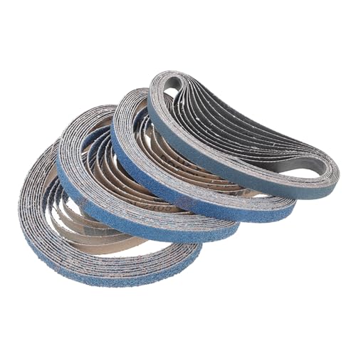 Lurrose 40 Stück Edelstahl -Peelengürtel schleifpapier Schleifenschleifenschleifgürtel schleifen Bandschleiferaufsatz für Schleifmaschine Schleifenblockstäbe zum Sandpapier Kies Blau Lurrose 40 Stück Edelstahl -Peelengürtel schleifpapier Schleifenschleifenschleifgürtel schleifen Bandschleiferaufsatz für Schleifmaschine Schleifenblockstäbe zum Sandpapier Kies Blau von Lurrose