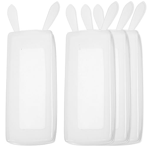 Lurrose 4Stücke Teiliges Kaninchenförmiges Remote Silikonabdeckung wasserdichte Luminous Fernbedienungsprotektor für Tv Klimaanlage Einfache Anwendung Schutz vor Kratzern Lurrose 4Stücke Teiliges Kaninchenförmiges Remote Silikonabdeckung wasserdichte Luminous Fernbedienungsprotektor für Tv Klimaanlage Einfache Anwendung Schutz vor Kratzern von Lurrose