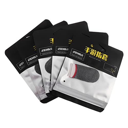 Lurrose 5 Paare Gaming-finger Zubehör Touch-screen Ärmel Gaming-daumenhülle Erste Unterstützung Berühren Extra Bildschirm Handschuhe Abdeckung Beschützer Griff Tipps Silberne Faser Lurrose 5 Paare Gaming-finger Zubehör Touch-screen Ärmel Gaming-daumenhülle Erste Unterstützung Berühren Extra Bildschirm Handschuhe Abdeckung Beschützer Griff Tipps Silberne Faser von Lurrose