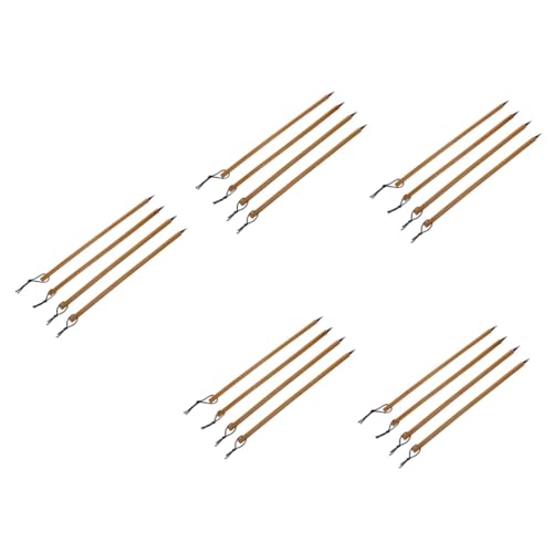 Lurrose 5 Sätze Schreibpinsel Für Kleinbuchstaben Tinte Kalligraphie-schreibstifte Lange Kalligrafiestifte Kalligraphiestifte Für Anfänger Kalligraphie-stift-kit Bambusmast 4 Stück * 5 von Lurrose