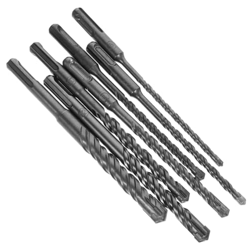 Lurrose 7 Stück Metallbohrer Für Beton Bohren Mauerwerk Schwer Steinbohrer Für Beton Präzisionsbohrer Bohrer Mit Geradem Griff Spiralbohrer Aus Metall Betonbohrer Kohlenstoffstahl von Lurrose