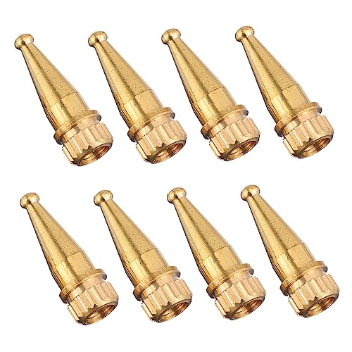 Lurrose 8Stücke Lautsprecher Kupfer Spikes Isolierende Füße für Lautsprecher Stoßfeste Basis Langlebig Kompakt für HiFi Anlagen Geräte von Lurrose