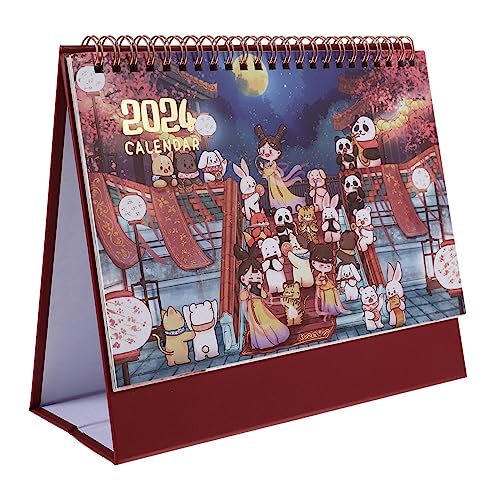 Lurrose Bürodekoration Desktop-kalender Kawaii-kalender Planerkalender Faltkalender 2024 Schreibtischkalender Antiker Kalender Kleiner Tischkalender Kalenderbuch Antiquität Schmücken Spule Lurrose Bürodekoration Desktop-kalender Kawaii-kalender Planerkalender Faltkalender 2024 Schreibtischkalender Antiker Kalender Kleiner Tischkalender Kalenderbuch Antiquität Schmücken Spule von Lurrose