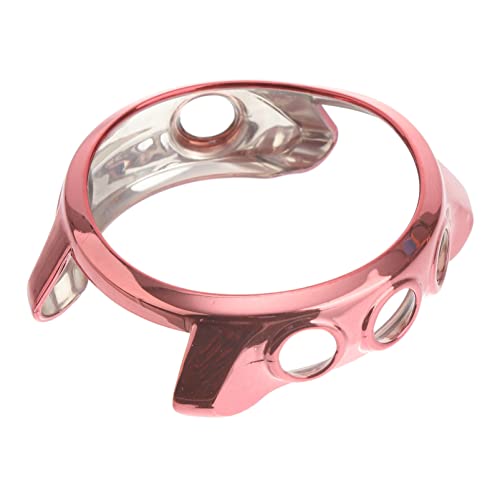 Lurrose Galvanische Schutzhülle Materialabdeckung Rundumgehäuse Schutzresistentes Gehäuse Uhren Sq Uhrengehäuse Pink von Lurrose