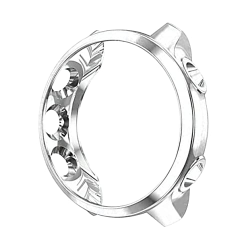 Lurrose Galvanische Schutzhülle Uhrenschutzhülle Komplettes Uhrengehäuse Runde Uhrenabdeckung Uhrenschutzrahmen Uhrenrahmen Kratzfestes Uhrengehäuse Smartwatch Silber Lurrose Galvanische Schutzhülle Uhrenschutzhülle Komplettes Uhrengehäuse Runde Uhrenabdeckung Uhrenschutzrahmen Uhrenrahmen Kratzfestes Uhrengehäuse Smartwatch Silber von Lurrose