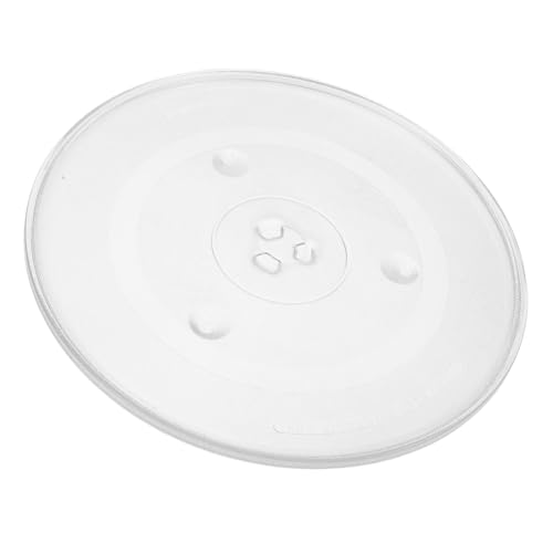 Lurrose Glas Für Mikrowelle Esstisch Drehteller Glas Auflaufform Mikrowellenteile Drehtellerring Mikrowellen Ersatzglasplatte Mikrowellen Ersatzplatte Ofentischglas Transparent von Lurrose