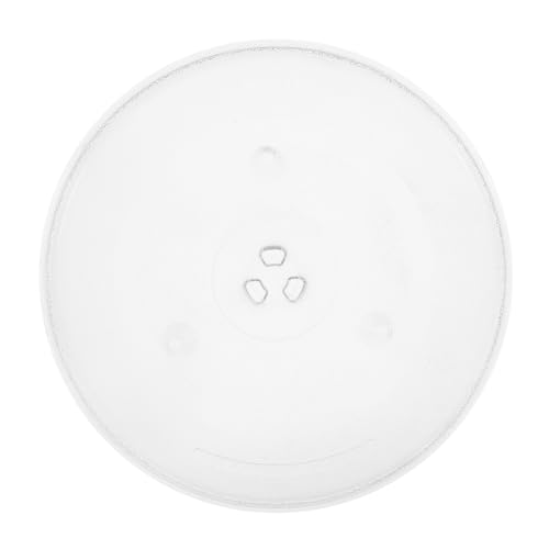 Lurrose Glasauflaufform Glasplatte Für Mikrowelle Ersatz Ersatz Für Mikrowellen Glasplatte Drehbare Servierplatte Mikrowellenplatte Ersatz Mikrowellen Glasdrehteller Transparent von Lurrose