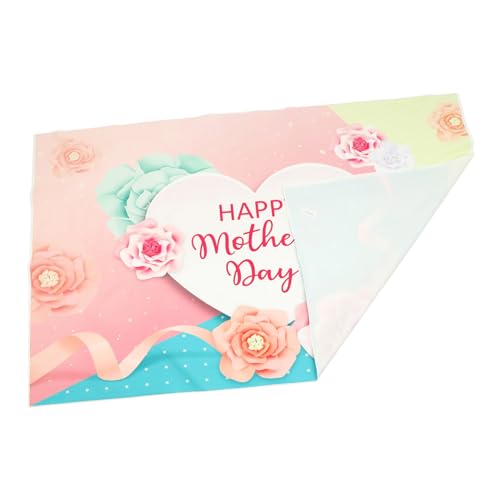 Lurrose Herzförmiges Blumiges Hintergrundtuch Wand Mutter Mütter Hintergrund Für Den Innenbereich Party-Layout-Requisite Fototuch Aus Vinyl Lurrose Herzförmiges Blumiges Hintergrundtuch Wand Mutter Mütter Hintergrund Für Den Innenbereich Party-Layout-Requisite Fototuch Aus Vinyl von Lurrose