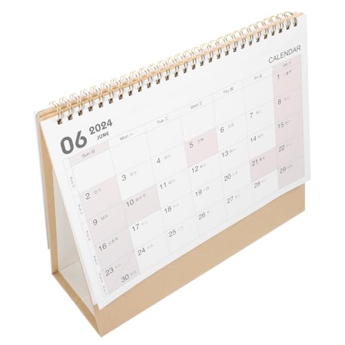 Lurrose Kalender Tischplatte für mit groß schreibtisch organiser schreibtischdeko tischunterlage Schreibtisch-Zubehör desk calendar bürogadges büromaterial Bürozubehör Papier von Lurrose