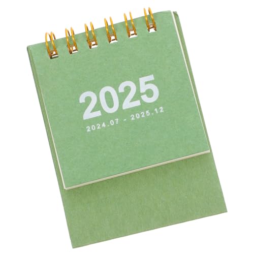 Lurrose Kleiner Tischkalender Schreibtischkalender Fürs Büro Einzigartiger Tischkalender Flip-desk-kalender Desktop-kalender Familienkalender Schreibtisch-flip-kalender Papier Light Green von Lurrose