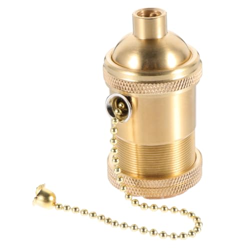Lurrose Kupfer Vintage Lampenfassung DIY Hängelampe Adapter Elegantes Design für Wandlampen und Deckenleuchten Hochwertiges Material für Zuhause und Geschäfte Lurrose Kupfer Vintage Lampenfassung DIY Hängelampe Adapter Elegantes Design für Wandlampen und Deckenleuchten Hochwertiges Material für Zuhause und Geschäfte von Lurrose