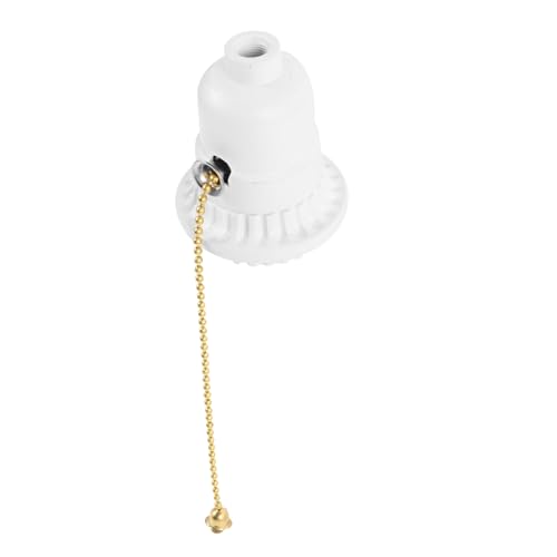 Lurrose Lampenfassung für Schreibtischlampe Lampenhalter garagenbeleuchtung Ziehen Sie die Kettenlichtsteckdose Lampenzubehör Lampenfassung mit Zugkette Zugschalter Lampenfassung Bakelit Lurrose Lampenfassung für Schreibtischlampe Lampenhalter garagenbeleuchtung Ziehen Sie die Kettenlichtsteckdose Lampenzubehör Lampenfassung mit Zugkette Zugschalter Lampenfassung Bakelit von Lurrose