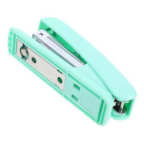 Lurrose Multifunktionaler Hefter büromaterial Büroausstattung Schreibtisch Desktop Schreibwaren kleiner Hefter Heftklammern für Tischhefter Hefter schwere Ausführung Abzieher Metall Green von Lurrose