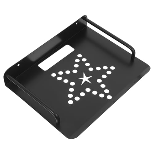 Lurrose Projektorhalterung Wandhalterung Für Router Wandhalterung Für Projektoren Wandhalterung Für Die Kamera Im Wohnzimmer Wandmontierter Routerhalter DVD-Regal Aluminiumlegierung Black von Lurrose