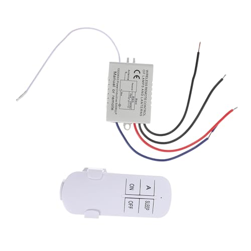 Lurrose Smarte Deckenleuchte Kabellose Leuchte Lampenschalter Schalter Für Lampe Kabelloses Lichtschalter-kit Drahtloser Schalter Batterielichtschalter Fernlichtschalter Drahtlos Stk Lurrose Smarte Deckenleuchte Kabellose Leuchte Lampenschalter Schalter Für Lampe Kabelloses Lichtschalter-kit Drahtloser Schalter Batterielichtschalter Fernlichtschalter Drahtlos Stk von Lurrose