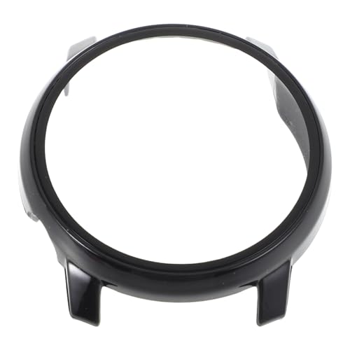 Lurrose Smartwatch-schutzhülle Smartwatch-bildschirmabdeckung Uhrengehäuse Kratzfeste Uhrenabdeckung Uhrenkantenabdeckungen Schutzhülle Ansehen Tragbares Uhrgehäuse Muschel Sehen Pp Black von Lurrose
