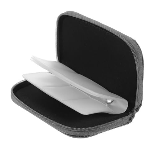 Lurrose Tragetasche für Speicherkarten Karten Halter speicherkarten Box Card Holder Hülle für Speicherkartenhalter Kompakt Lagerung Speicherkartenbuch Tragbares Speicherkartenetui Eva Grey von Lurrose