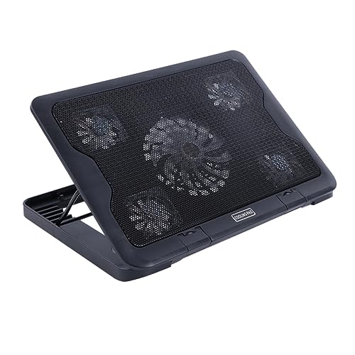 Lurrose USB Laptop mit Ventilatoren Verstellbare Kühlbasis mit Design Integriertem USB Hub für Wärmeableitung für Notebooks Pcs Schwarz Lurrose USB Laptop mit Ventilatoren Verstellbare Kühlbasis mit Design Integriertem USB Hub für Wärmeableitung für Notebooks Pcs Schwarz von Lurrose