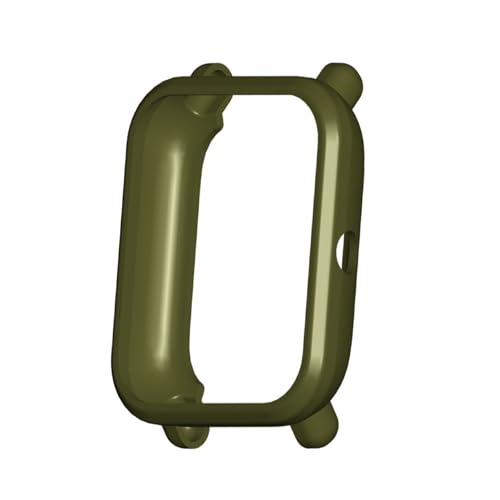 Lurrose Uhrengehäuse Fall Für Uhr Schwarzes Hartschalenetui Smartwatch-Shell Smart Watch Schutzhülle Uhrenzubehör Schützend Schutzhülle Ansehen Hülse Muschel Sehen Uhrenrahmen Green TPU von Lurrose