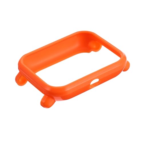 Lurrose Uhrengehäuse Protect schutzzelt weihnachstsgeschenk uhrenetui eincremehilfe Abdeckung Schutzhülle Fall Hülse Uhrendeckel Muschel sehen Schutzrahmen ansehen Uhrenrahmen TPU Orange von Lurrose