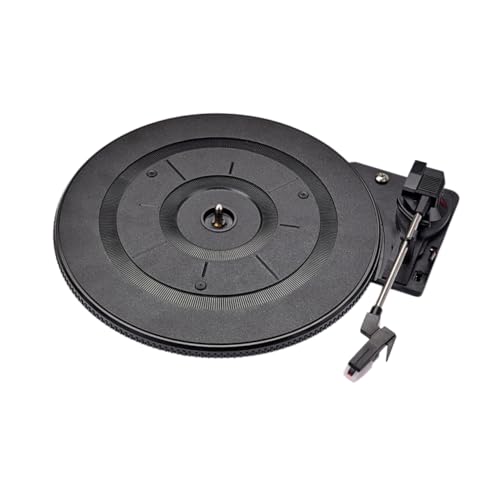 Lurrose Vintage mit Integriertem Preamp Einstellbarem Gegengewicht für Audio Video Zubehör Tragbarer Vinyl Turntable mit Hochwertigem Kunststoffgehäuse Lurrose Vintage mit Integriertem Preamp Einstellbarem Gegengewicht für Audio Video Zubehör Tragbarer Vinyl Turntable mit Hochwertigem Kunststoffgehäuse von Lurrose