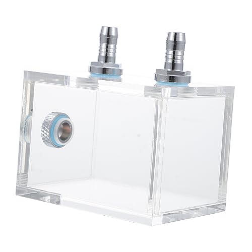 Lurrose Wasserkühler Tank für PC Kühlsystem für Computer Cpus Transparentes Design Langlebig aus Ersatz für Defekte für Wasserkühlung Lurrose Wasserkühler Tank für PC Kühlsystem für Computer Cpus Transparentes Design Langlebig aus Ersatz für Defekte für Wasserkühlung von Lurrose