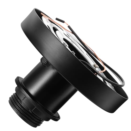 Lurrose Zubehör für Lampen halter Decke Buchse Sockel für E26-Glühbirnen Lampenhalter Lampenfassung e26 lichtbasis Licht Steckdose Lampensockel Metall Black Lurrose Zubehör für Lampen halter Decke Buchse Sockel für E26-Glühbirnen Lampenhalter Lampenfassung e26 lichtbasis Licht Steckdose Lampensockel Metall Black von Lurrose