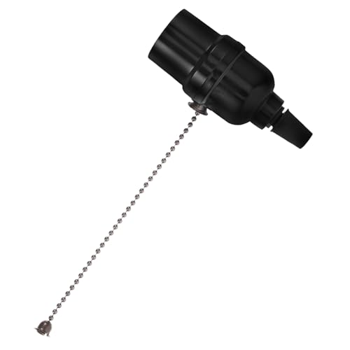 Lurrose Zugketten Lampenfassung Langlebiger Bakelit Lampensockel mit Zugschalter für Tischlampen Pendellampen und Wandleuchten und Einfach zu Bedienen Lurrose Zugketten Lampenfassung Langlebiger Bakelit Lampensockel mit Zugschalter für Tischlampen Pendellampen und Wandleuchten und Einfach zu Bedienen von Lurrose