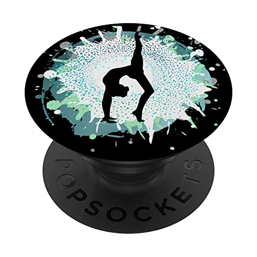 Farbenfroher Turnanzug für Mädchen, Turnerin, Flipping PopSockets mit austauschbarem PopGrip Farbenfroher Turnanzug für Mädchen, Turnerin, Flipping PopSockets mit austauschbarem PopGrip von Lush Gymnastics
