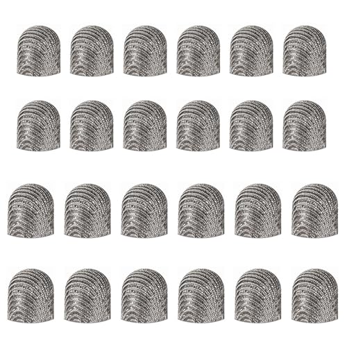 Lusofie 24 austauschbare Netzfaserspitzen, 2 Größen, Stylus-Ersatzspitzen für Stylus-Stift (5 mm, 6 mm) von Lusofie