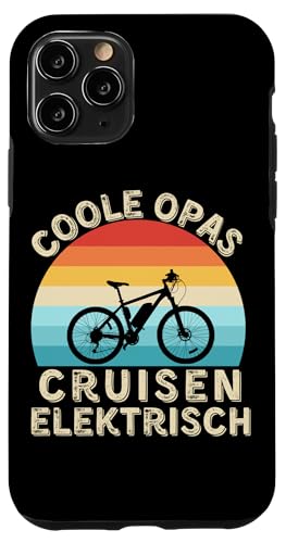 Coole Opas cruisen elektrisch – Vintage E-Bike für Großväter Hülle für iPhone 11 Pro Coole Opas cruisen elektrisch – Vintage E-Bike für Großväter Hülle für iPhone 11 Pro von Lust auf Rad