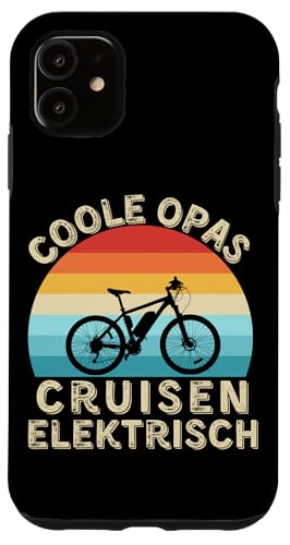 Coole Opas cruisen elektrisch – Vintage E-Bike für Großväter Hülle für iPhone 11 Coole Opas cruisen elektrisch – Vintage E-Bike für Großväter Hülle für iPhone 11 von Lust auf Rad