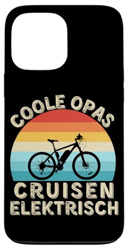 Coole Opas cruisen elektrisch – Vintage E-Bike für Großväter Hülle für iPhone 13 Pro Max Coole Opas cruisen elektrisch – Vintage E-Bike für Großväter Hülle für iPhone 13 Pro Max von Lust auf Rad